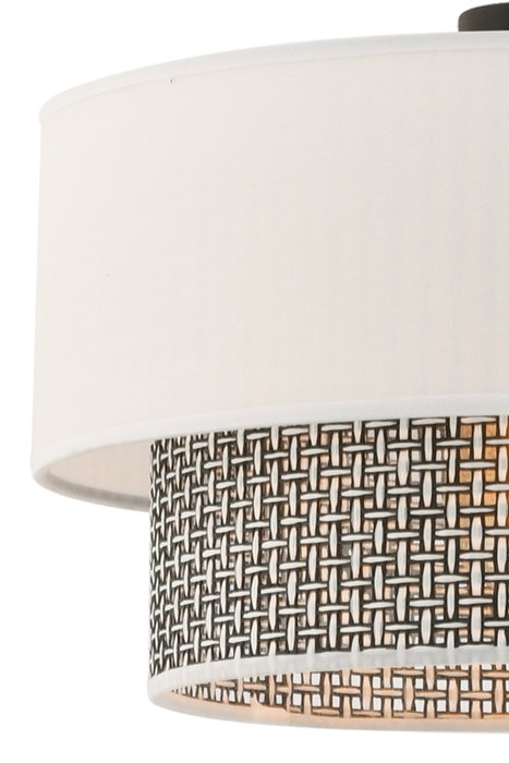 Opviq Lámpara de araña Echo Gris y Blanco Opviq Lámpara de araña Echo Gris y Blanco